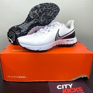 Nike React Infinity Pro Golf Shoes White Black